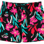 Black Floral Romper for Women