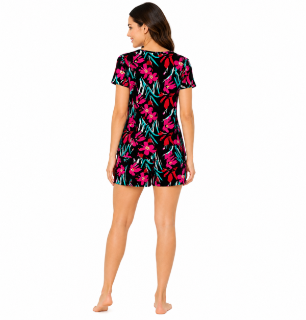 ChatGPT Image Aug 31, 2026, 06_09_32 PM Black Floral Romper for Women