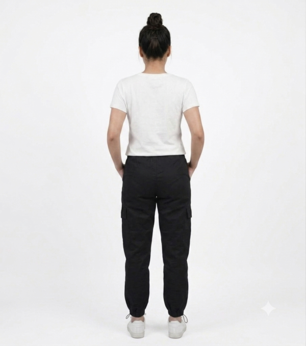 Gemini_Generated_Image_fkcbgzfkcbgzfkcb (1) Black Cargo Pants for Women