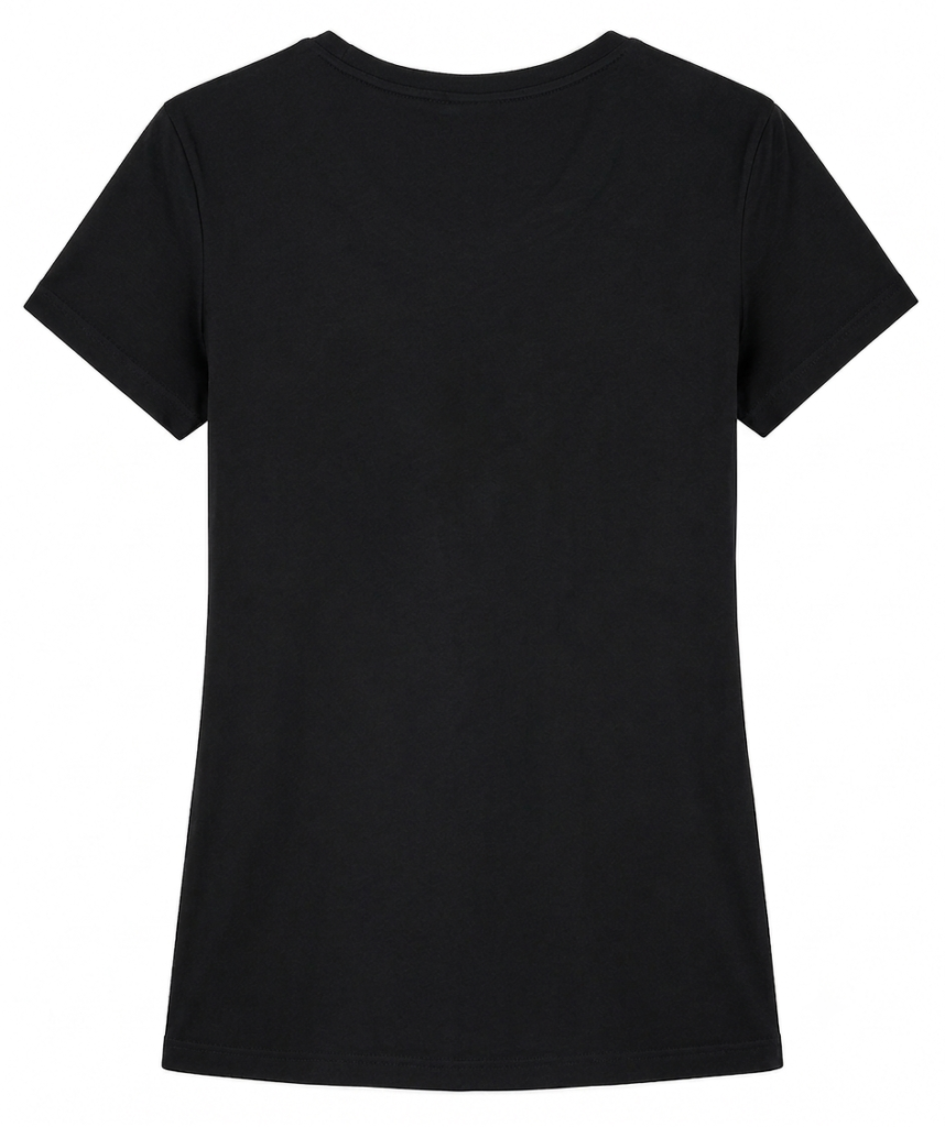 Black Printed T-Shirt for Women