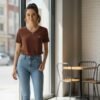 Cocoa Essential V-Neck T-Shirt